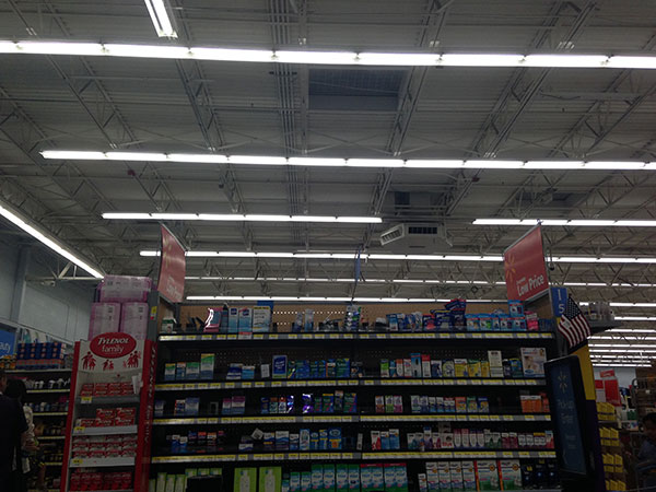 LED Tube for Retrofit Project in Wal-mart 